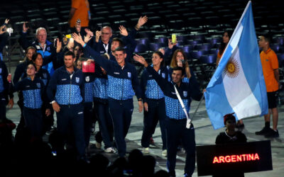 Gran fiesta inaugural de los Juegos Panamericanos con Walter Pérez como abanderado