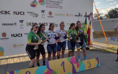 Argentina finalizó tercera en el Parapanamericano de ciclismo adaptado de pista y ruta de Maringá, Brasil!!!